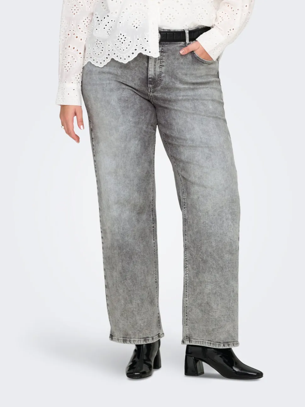 CARWILLY Vita alta Wide Leg Fit Jeans