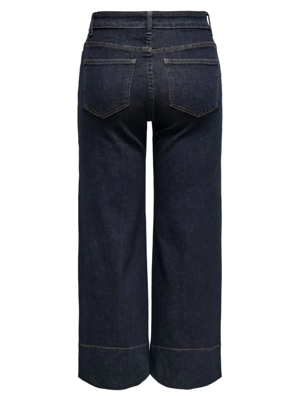 CARWILLY Vita alta Wide Leg Fit Cropped Jeans