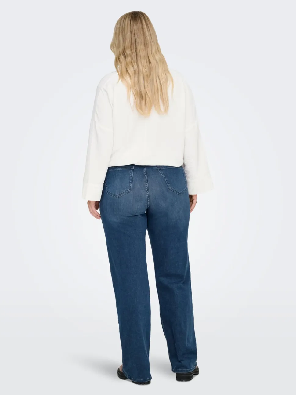 CARWILLY Vita alta Wide Leg Fit Jeans