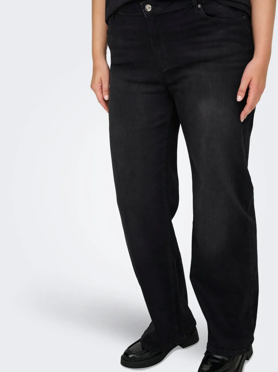 CARWILLY Vita alta Wide Leg Fit Jeans