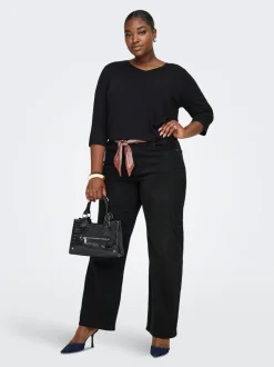 CARWILLY Vita alta Wide Leg Fit Jeans