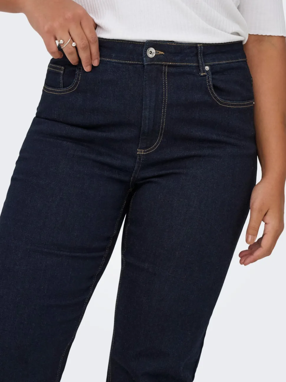 CARWILLY Vita alta Wide Leg Fit Jeans