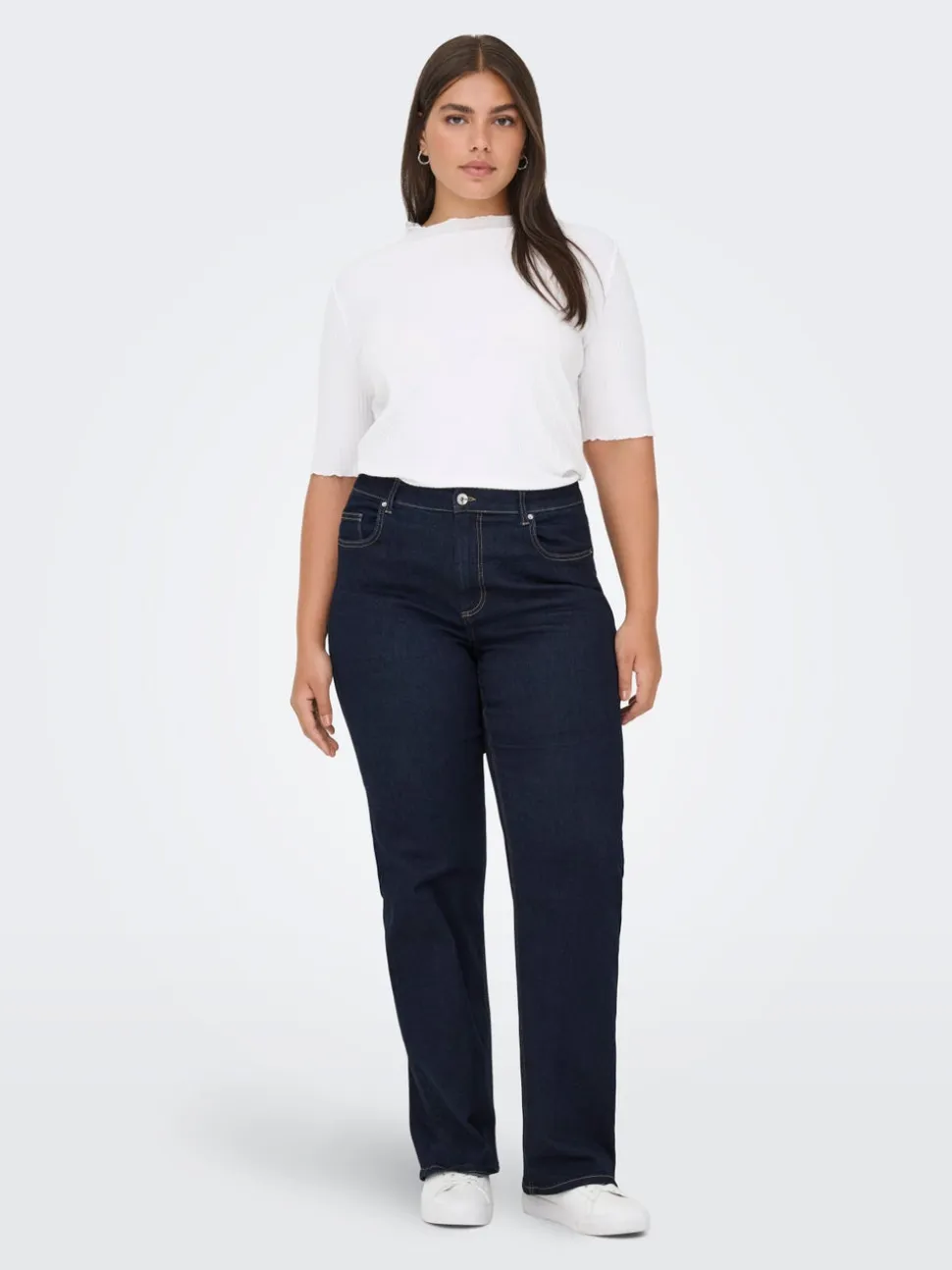 CARWILLY Vita alta Wide Leg Fit Jeans