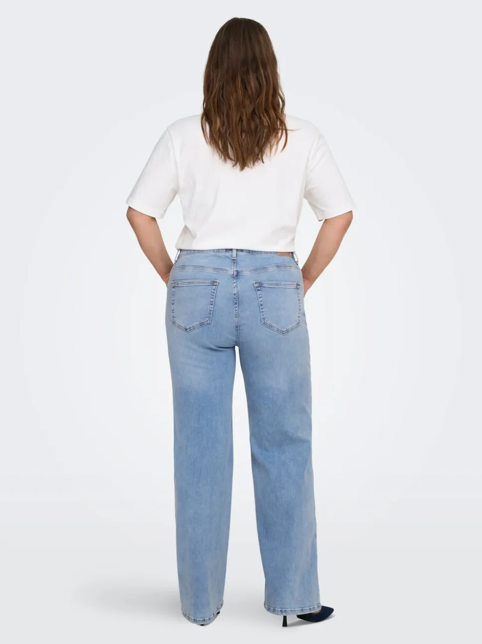 CARWILLY Vita alta Wide Leg Fit Jeans