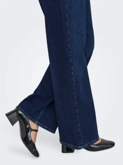 CARWILLY Vita alta Wide Leg Fit Jeans