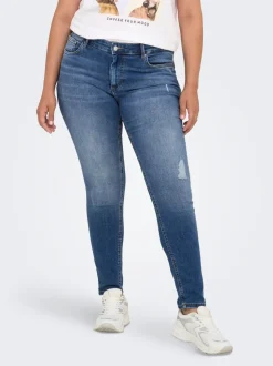 CARWILLY Vita media Skinny Fit Lunghezza alla caviglia Jeans