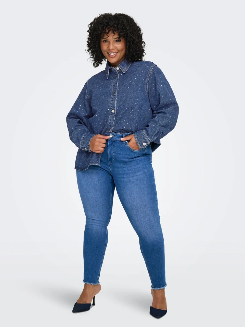 CARWILLY Vita media Skinny Fit Jeans