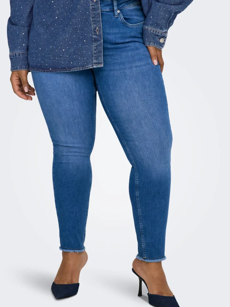 CARWILLY Vita media Skinny Fit Jeans