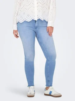 CARWILLY Vita media Skinny Fit Lunghezza alla caviglia Jeans