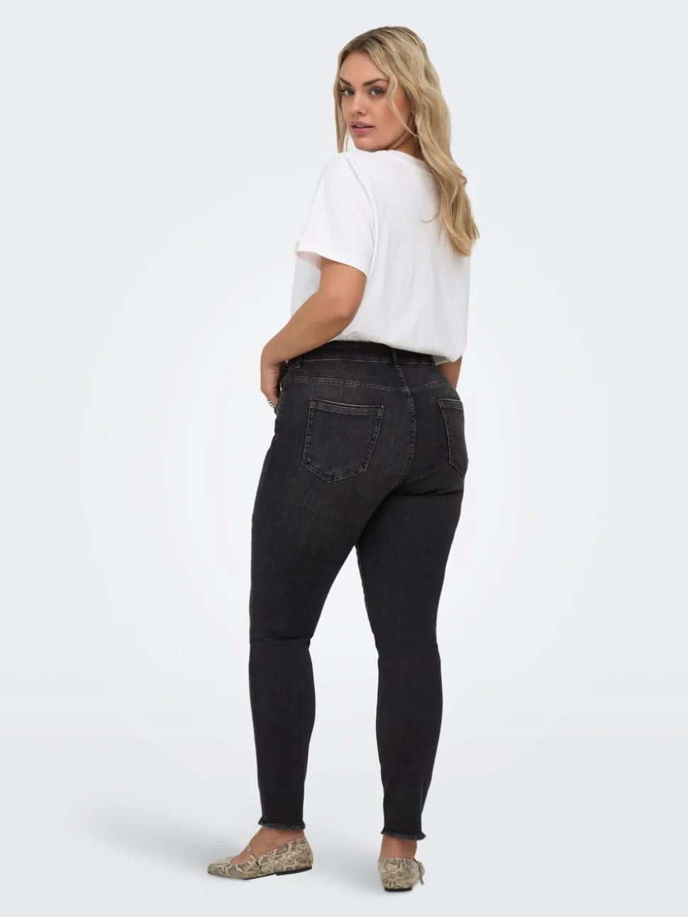 CARWILLY Vita media Skinny Fit Lunghezza alla caviglia Jeans