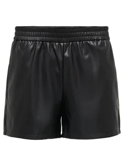 JDYALAIA Vita media Regular Fit Pantaloncini in finta pelle