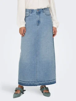 JDYBELLA Denim Gonna in jeans Gonna lunga