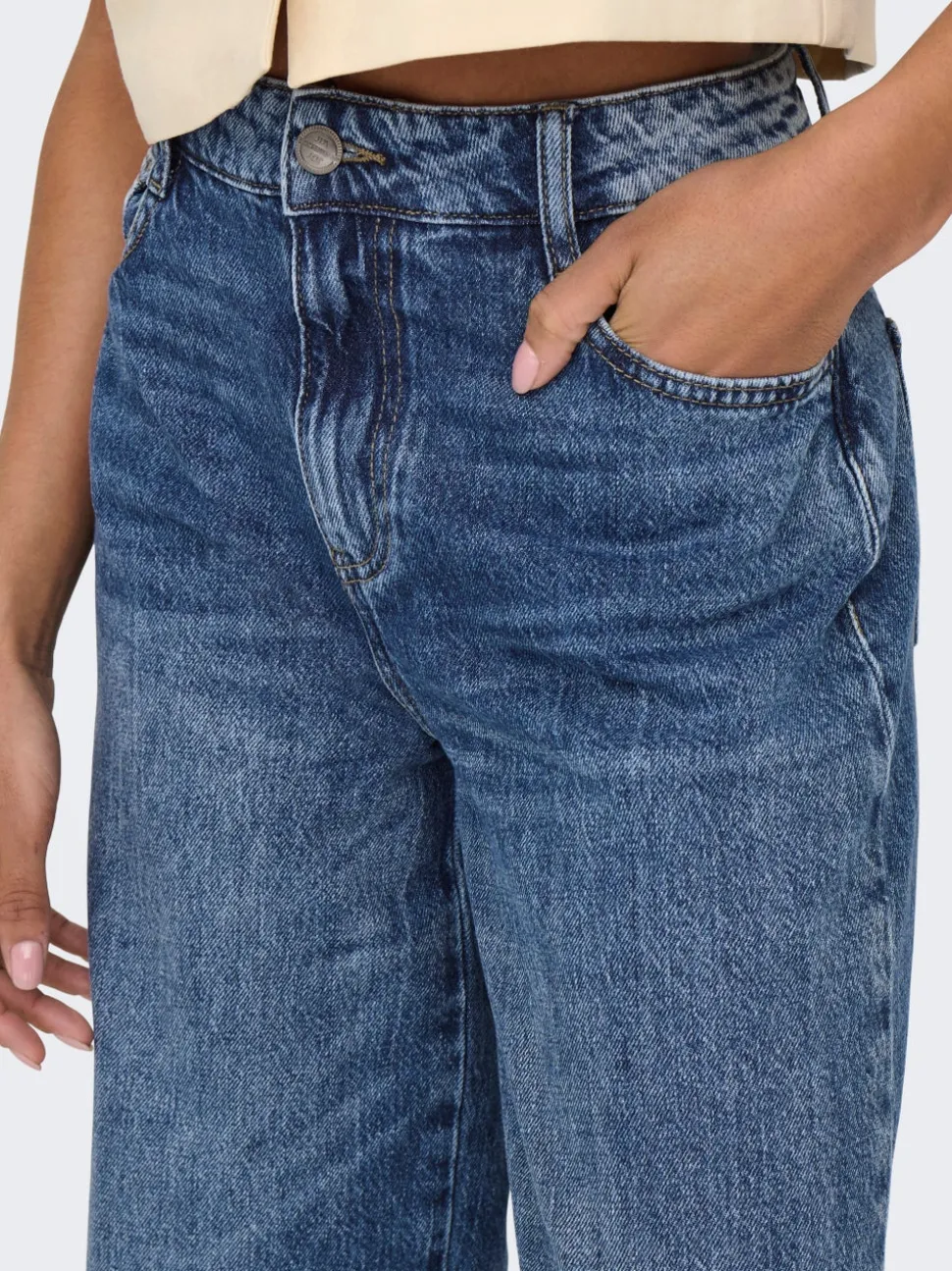 JDYCARINA Vita alta Skinny Fit Jeans