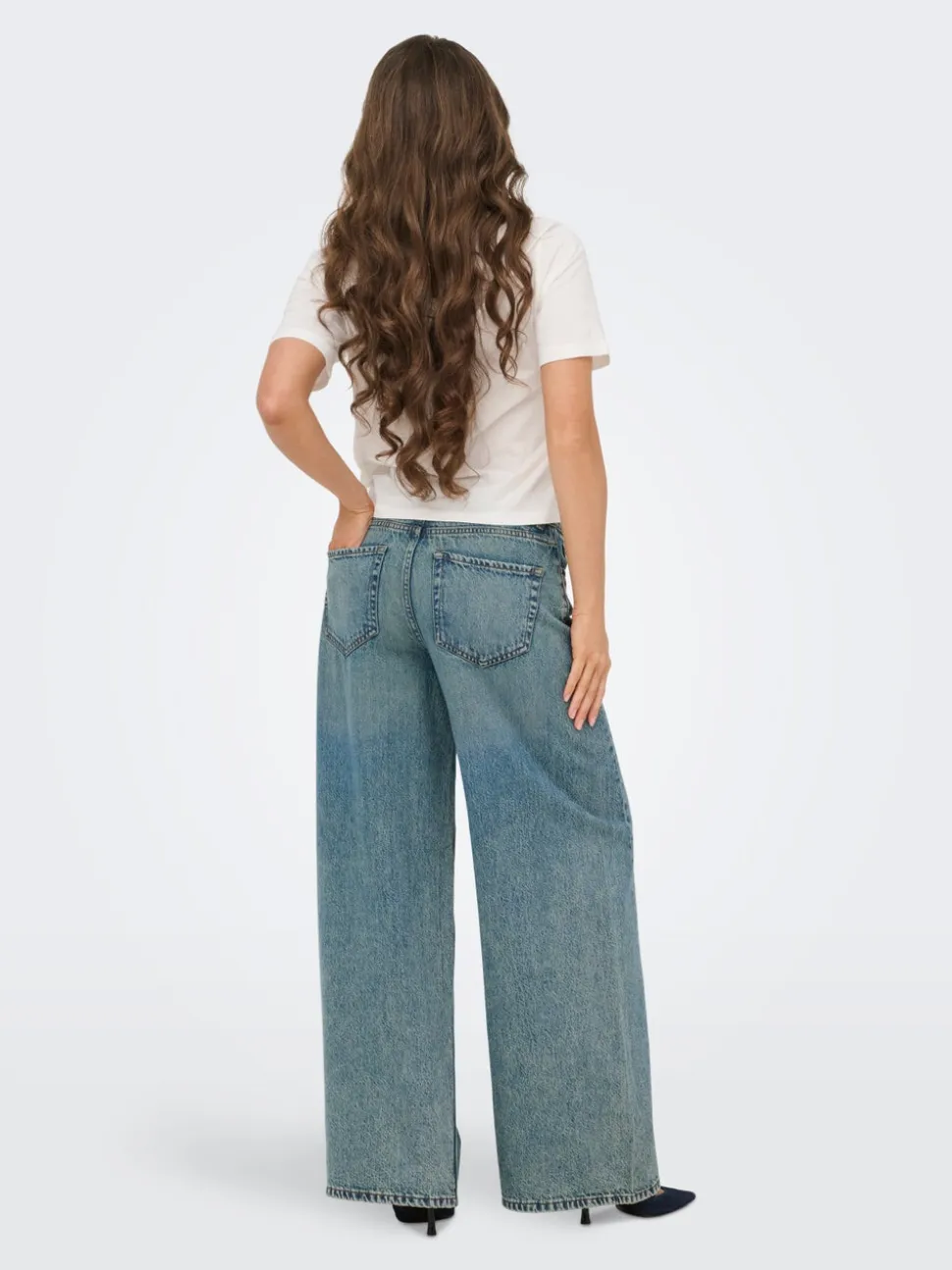 JDYCARINA Vita alta Wide Leg Fit Jeans
