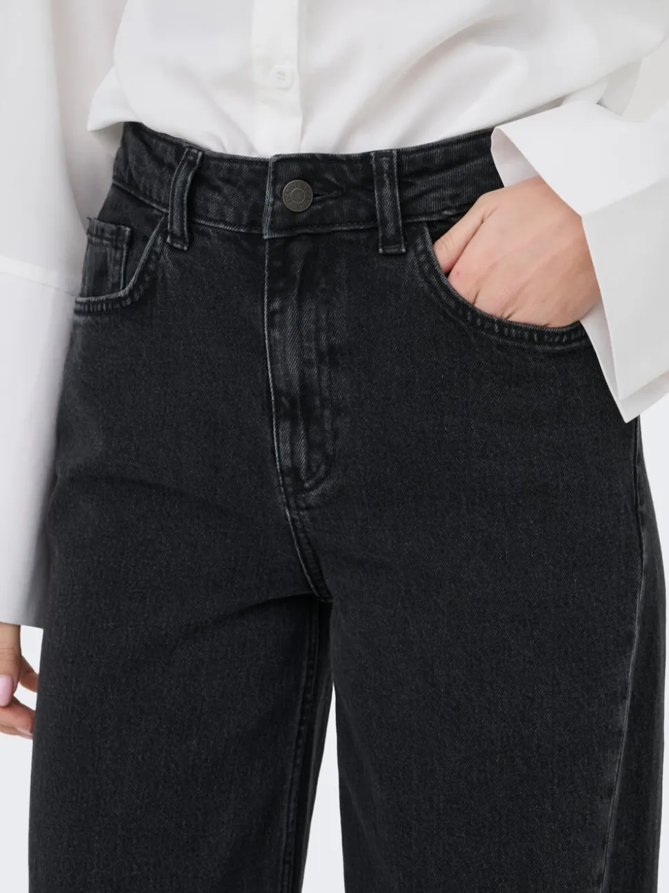 JDYCARINA Vita alta Wide Leg Fit Jeans