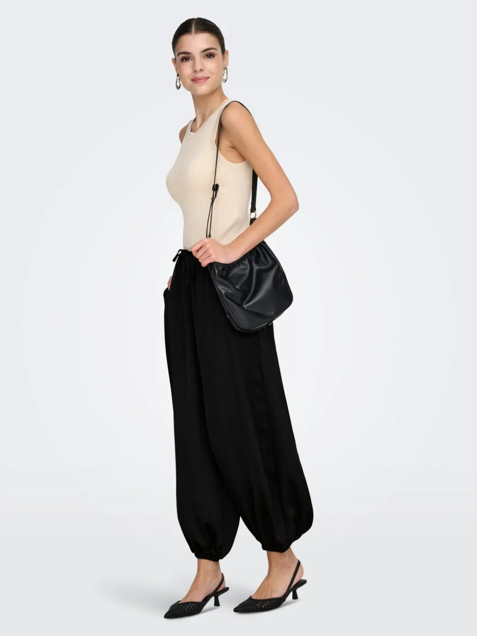 JDYCASSY Balloon Fit Pantaloni a gamba larga