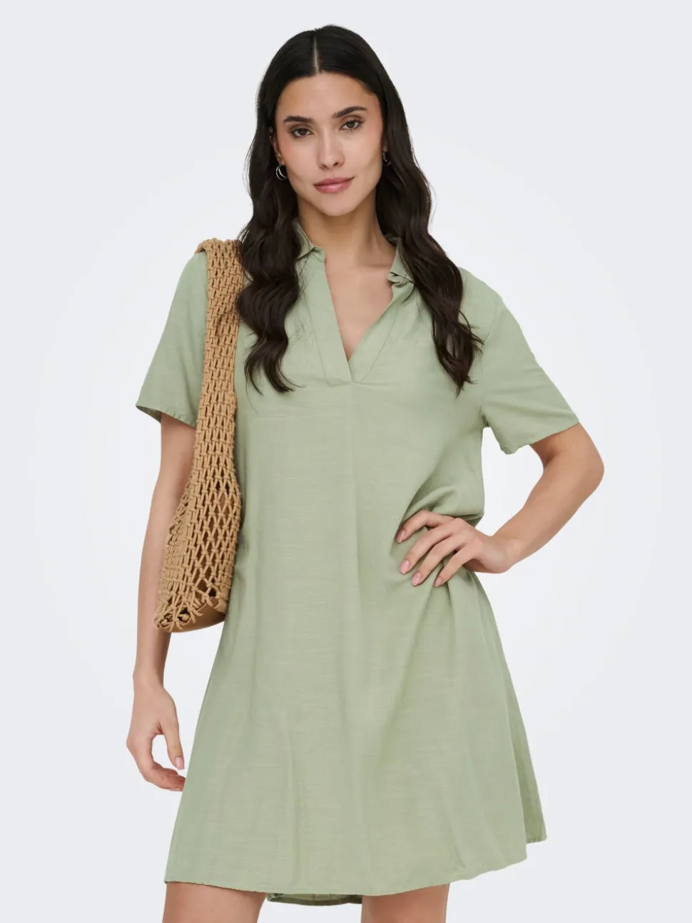 JDYCAYA Lino Vestito corto