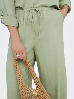 JDYCAYA Wide Leg Fit Lino Pantaloni