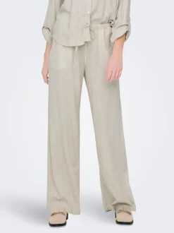 JDYCAYA Wide Leg Fit Lino Pantaloni