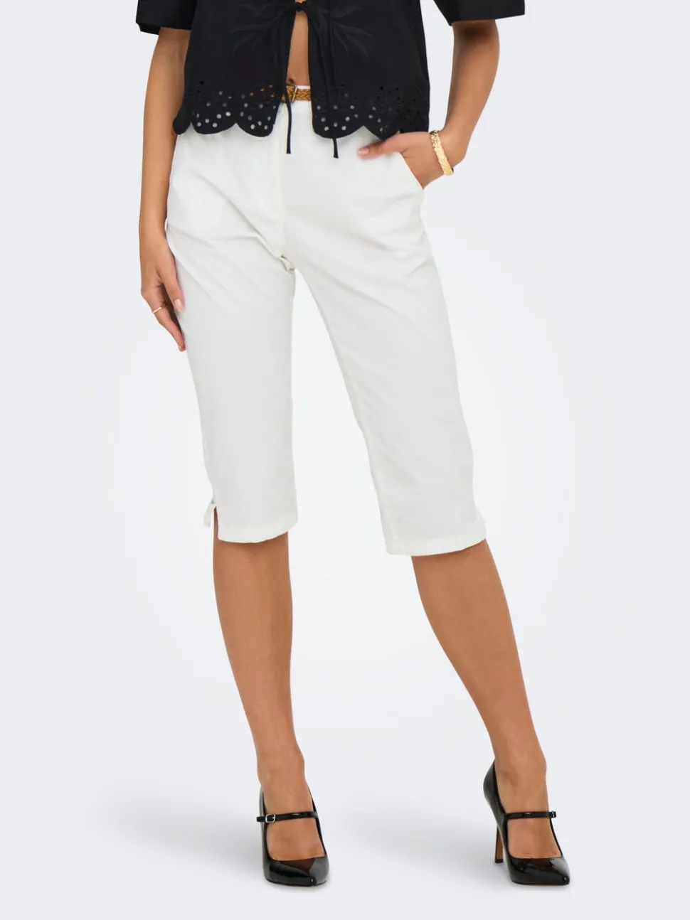 JDYCHICAGO Regular Fit capri Pantaloni