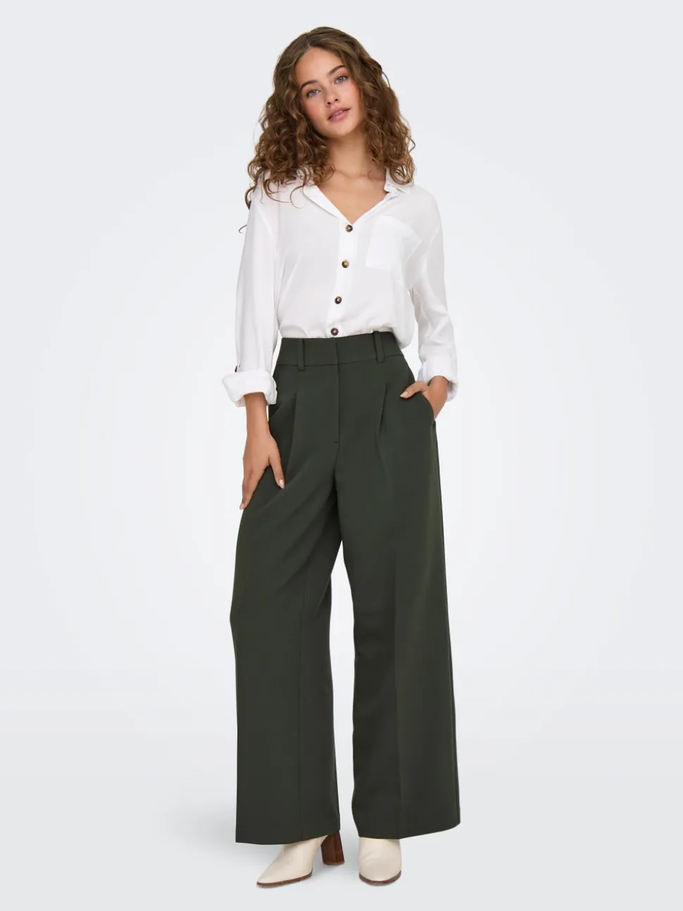 JDYCILLE Straight Fit Pantaloni
