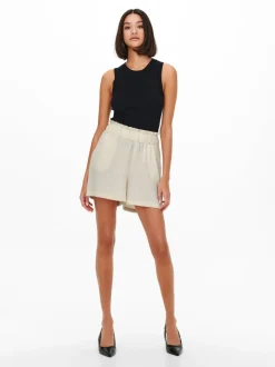 JDYDIVYA Vita alta Regular Fit Shorts a caramella