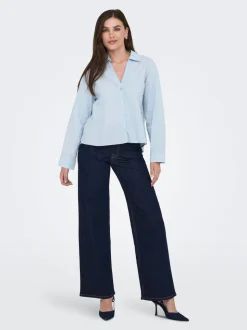 JDYFELINA-FINA Vita alta Wide Leg Fit Jeans