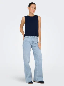 JDYFELINA-FINA Vita alta Wide Leg Fit Jeans