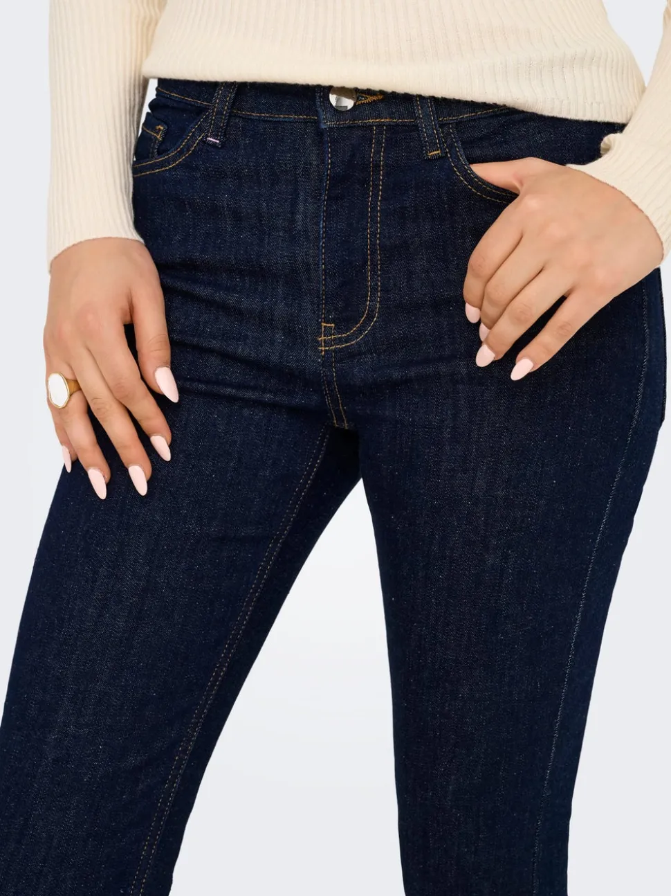 JDYFINA Vita media Skinny Fit Lunghezza alla caviglia Jeans