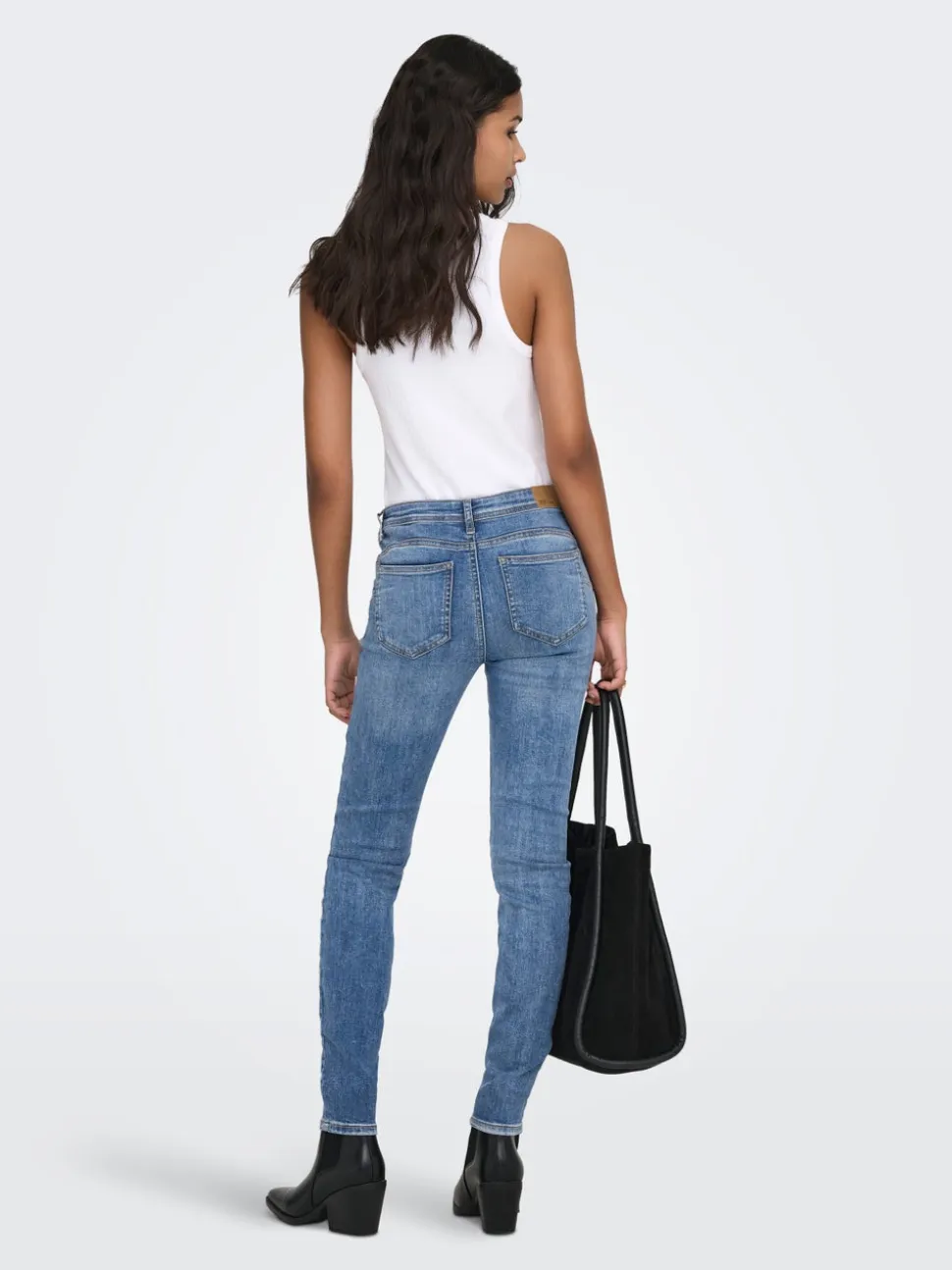JDYFINA Vita media Skinny Fit Jeans