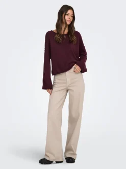 JDYIRIS Regular Fit Pantaloni a gamba larga