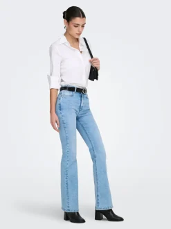 JDYKATHY Vita alta Flared Fit Jeans