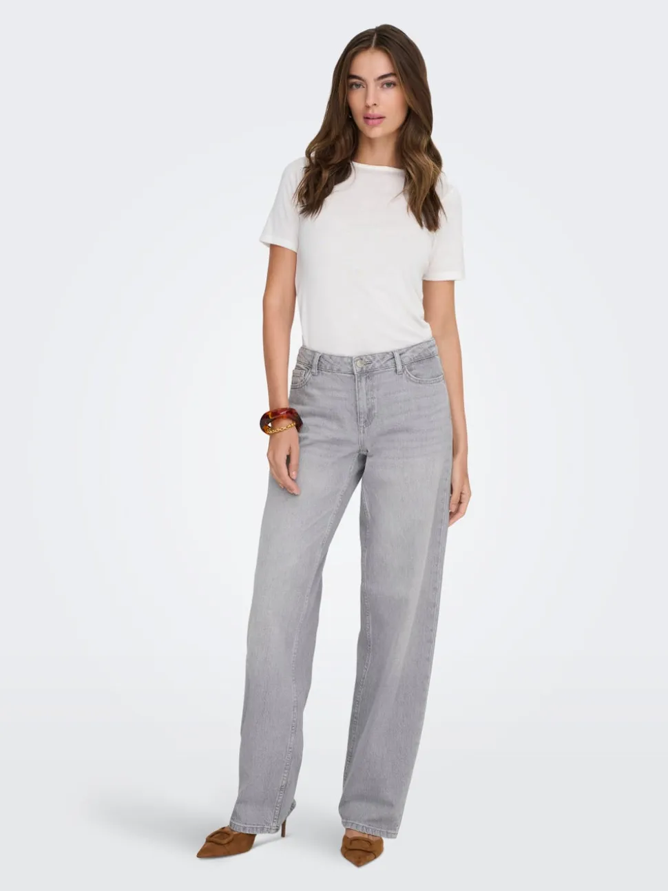 JDYKATIE Vita bassa Straight Fit Jeans