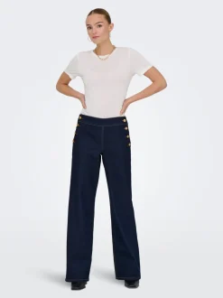 JDYLIZZIE Vita media Wide Leg Fit Jeans