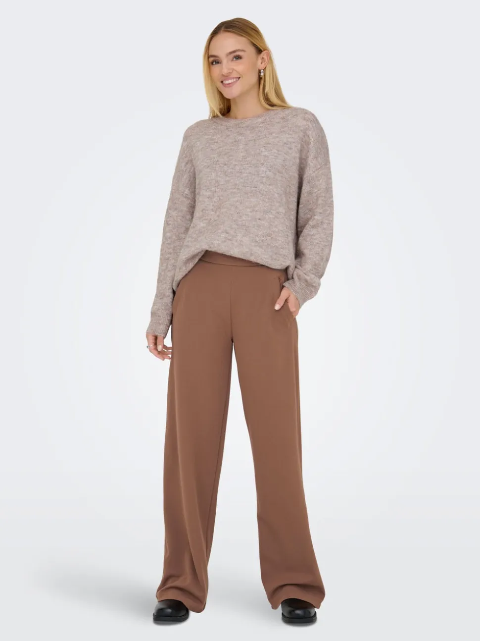 JDYLOUISVILLE Wide Leg Fit Pantaloni a gamba larga