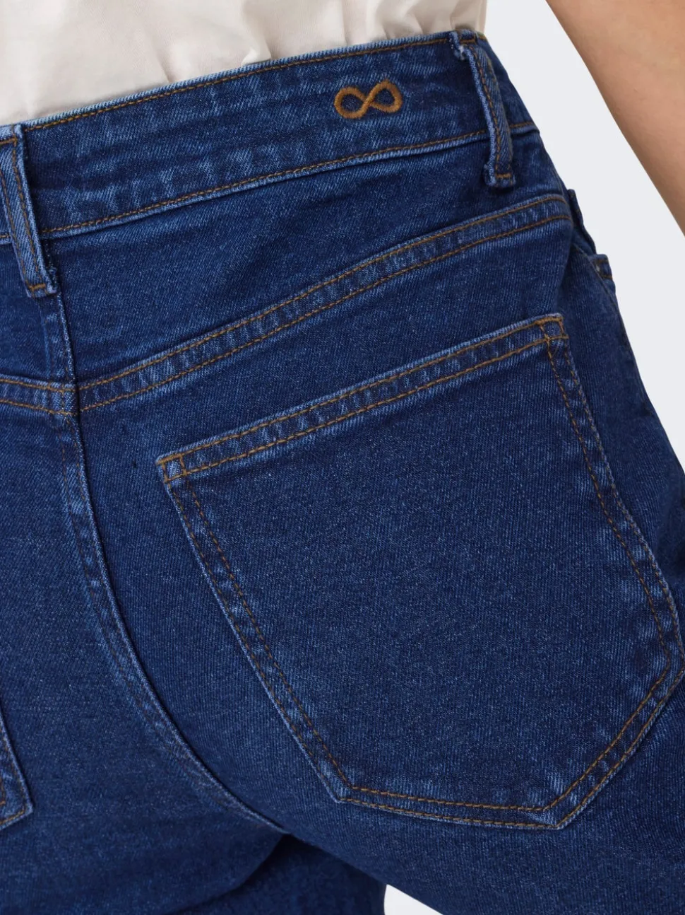 JDYLULLU Vita alta Straight Fit Lunghezza alla caviglia Jeans