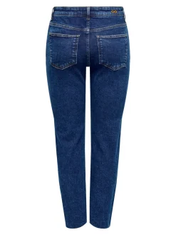 JDYLULLU Vita alta Straight Fit Lunghezza alla caviglia Jeans