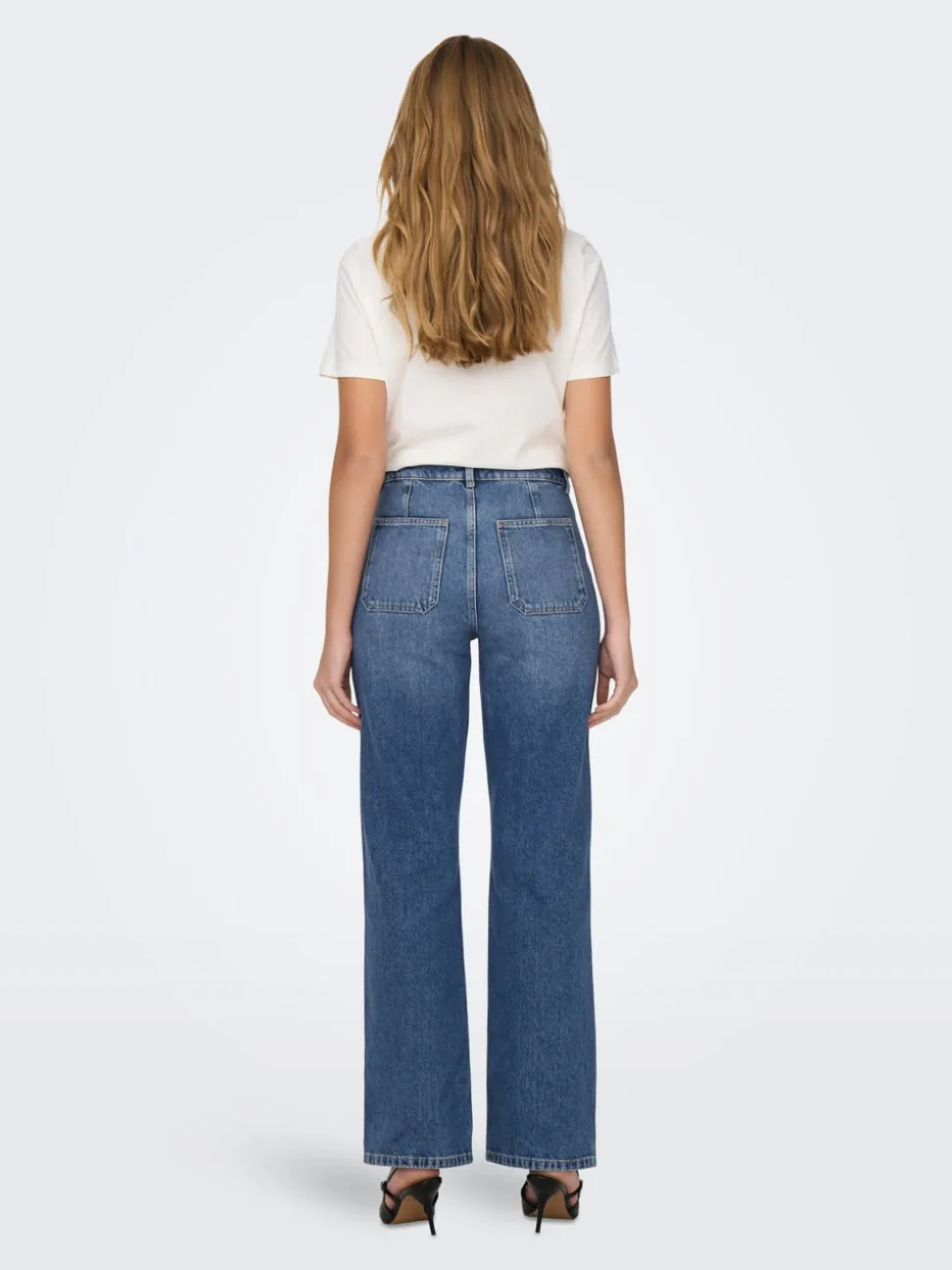JDYMAYA Vita alta Wide Leg Fit Jeans