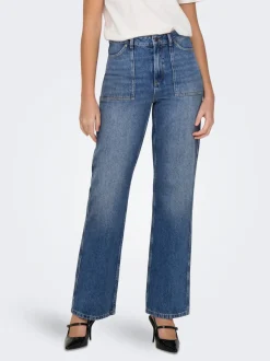 JDYMAYA Vita alta Wide Leg Fit Jeans