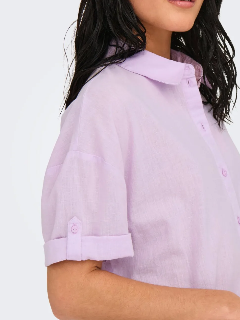 JDYMILA Lino Vestito midi