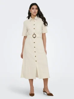 JDYMILAN Lino Vestito midi