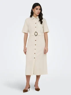 JDYMILAN Lino Vestito midi