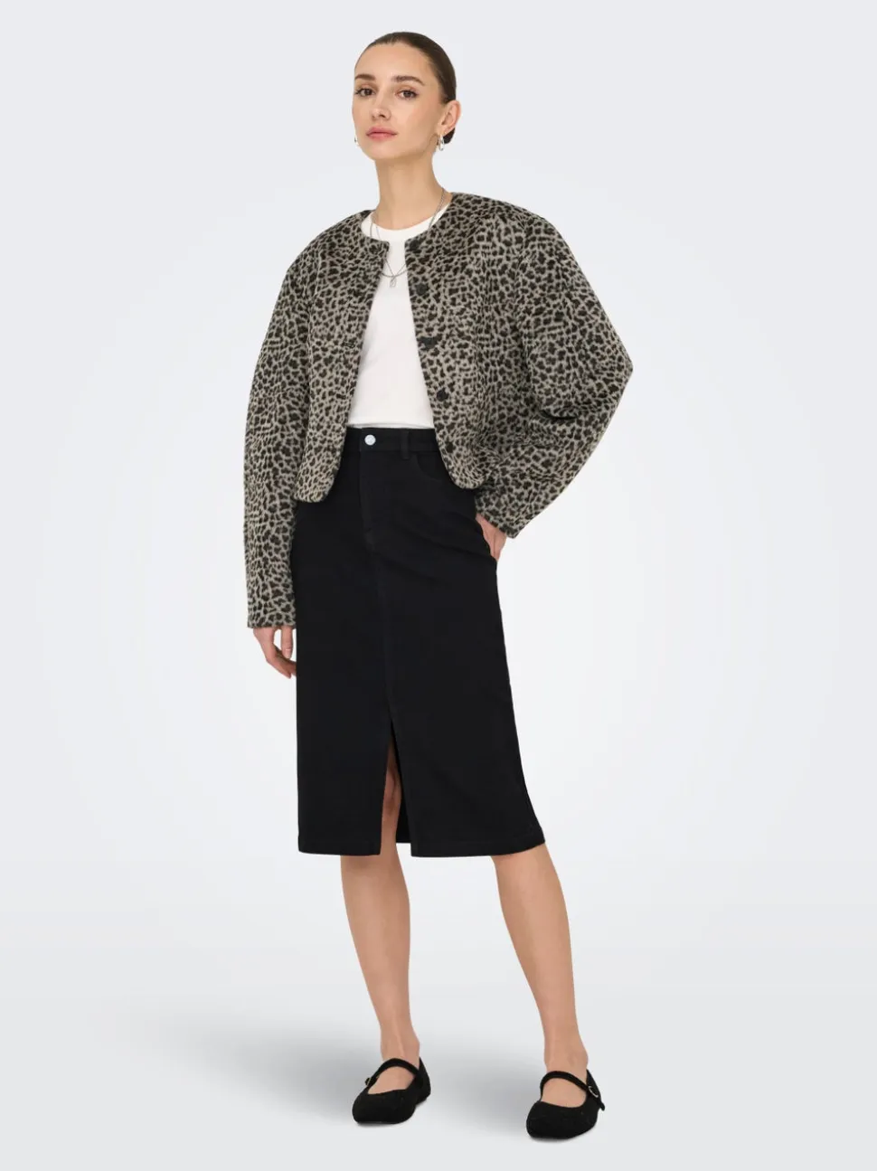 JDYMOON Denim Gonna in jeans Gonna midi