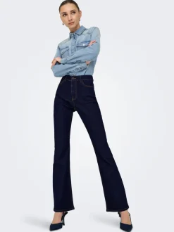 JDYMOON Vita alta Bootcut Fit Jeans