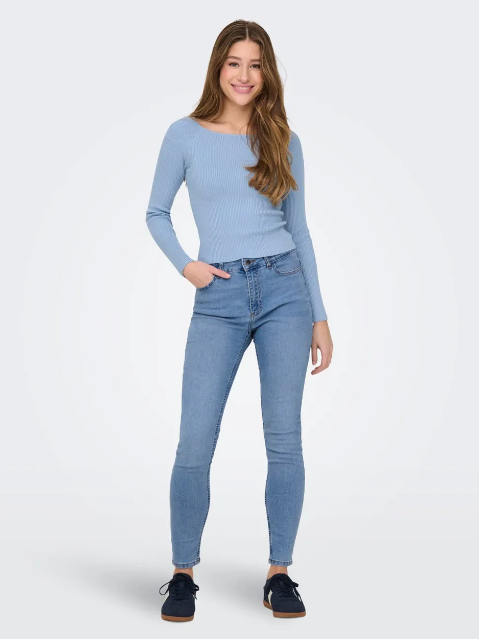 JDYMOON Vita alta Skinny Fit Jeans