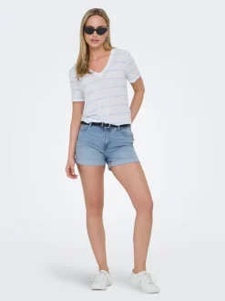 JDYMOON Vita media Regular Fit Bermuda in jeans