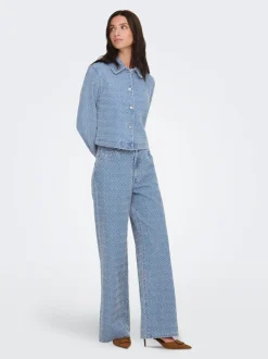 JDYNICO Vita alta Wide Leg Fit Jeans