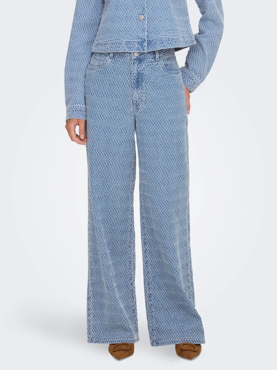 JDYNICO Vita alta Wide Leg Fit Jeans