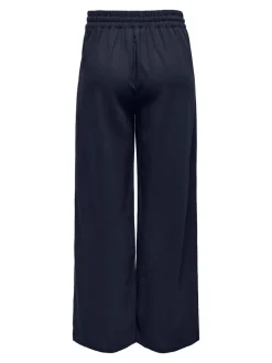 JDYSAY Loose Fit Lino Pantaloni a gamba larga