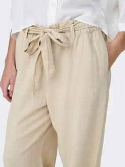 JDYSAY Loose Fit Lino Pantaloni